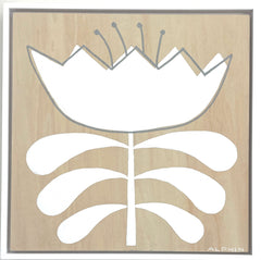 The Big Tulip in White