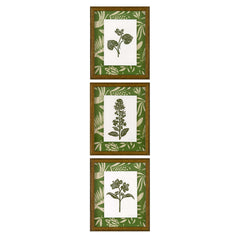 Violet Linocut Green 01