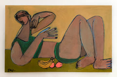 Woman Bather in Green