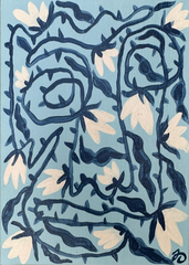 Salad Face Postcard 1