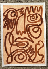 Mini Fingers and Faces in Tan