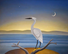 Egret at Dusk
