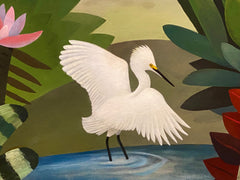 Egret and Mars