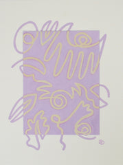 Fingers Faces & Plants in Lavender Mat