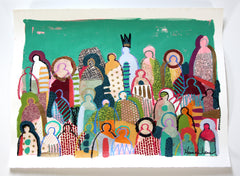 Crowd on Paper 3- Hannah Lane