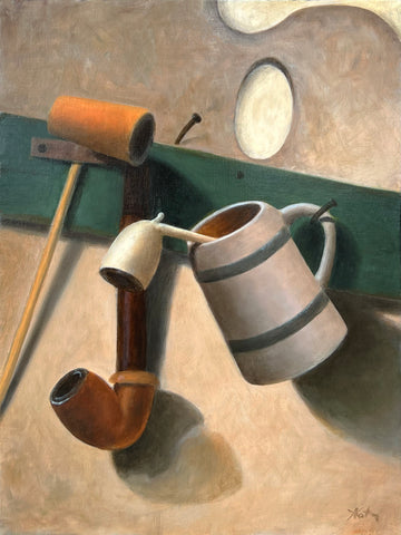 After Peto, Palette, Mug and Pipes