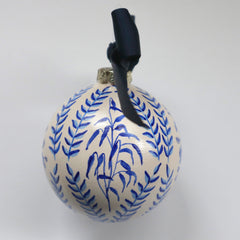 Blue and White Floral Ornament