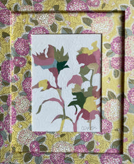 Hellebore in Pink and Yellow