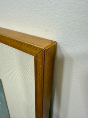 Blue Framed Abstract 1