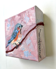 Bluebird in Pink