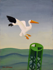 Comin' in Hot (Pelican and Buoy)