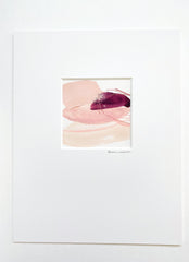 Color Study in Peach and Purple