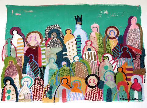 Crowd on Paper 3- Hannah Lane