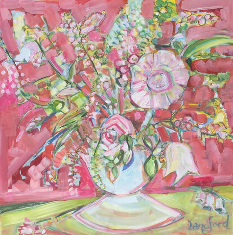 Rose + Foxglove Floral