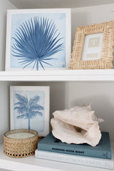 Indigo Palm Frond