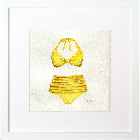 Yellow Polka Dot Bikini